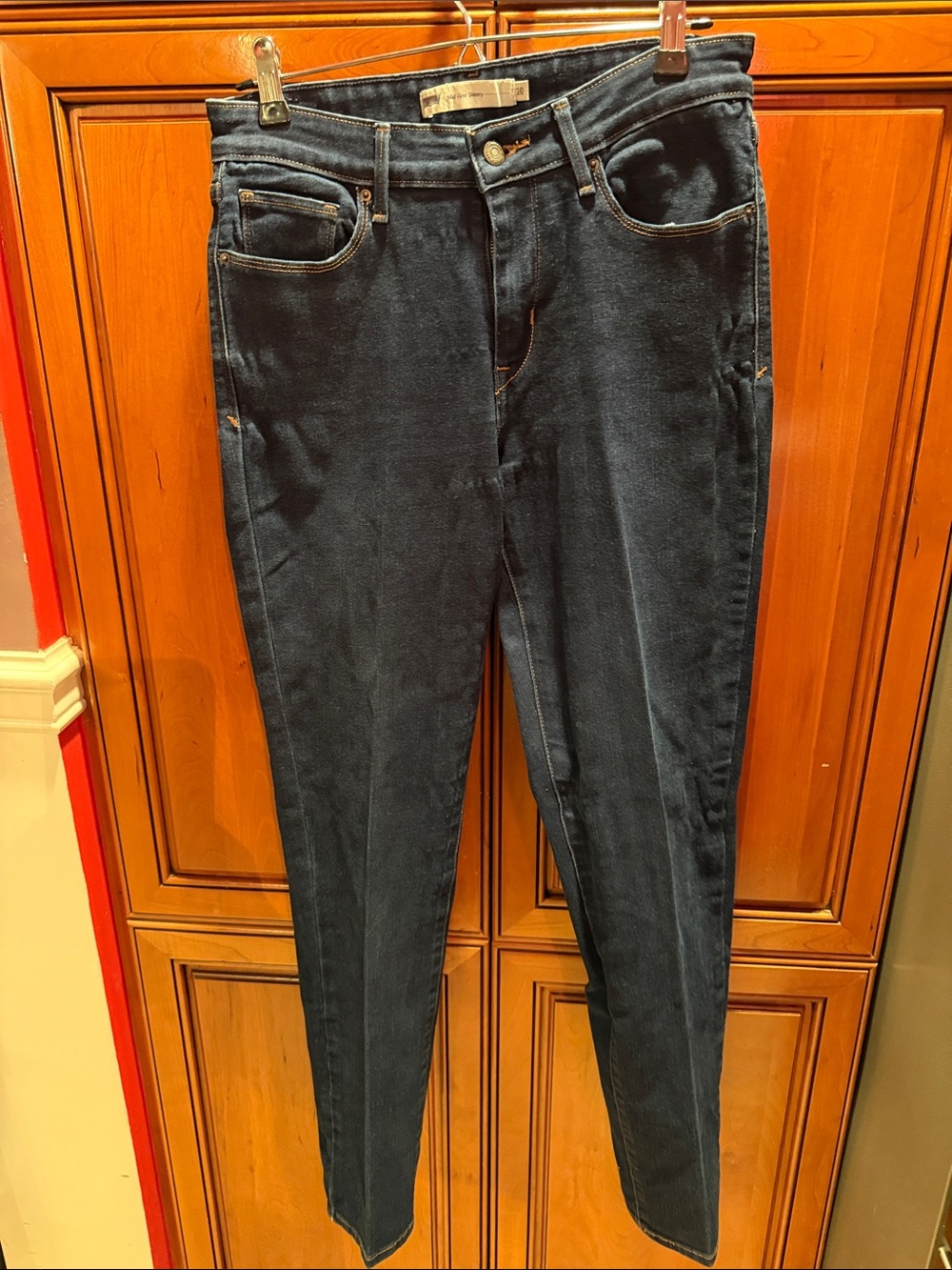 Levi's Women's Skinny Jeans in Dark Blue